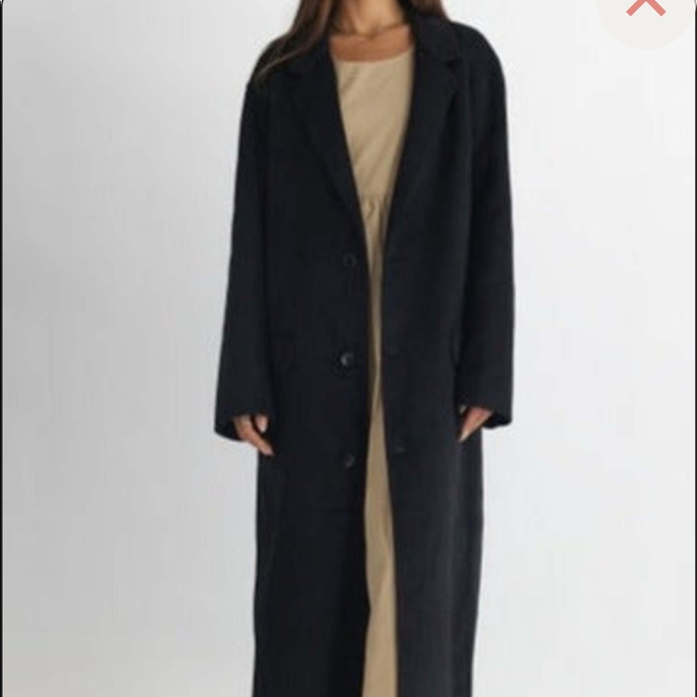 All Row Wool Coat Size Medium